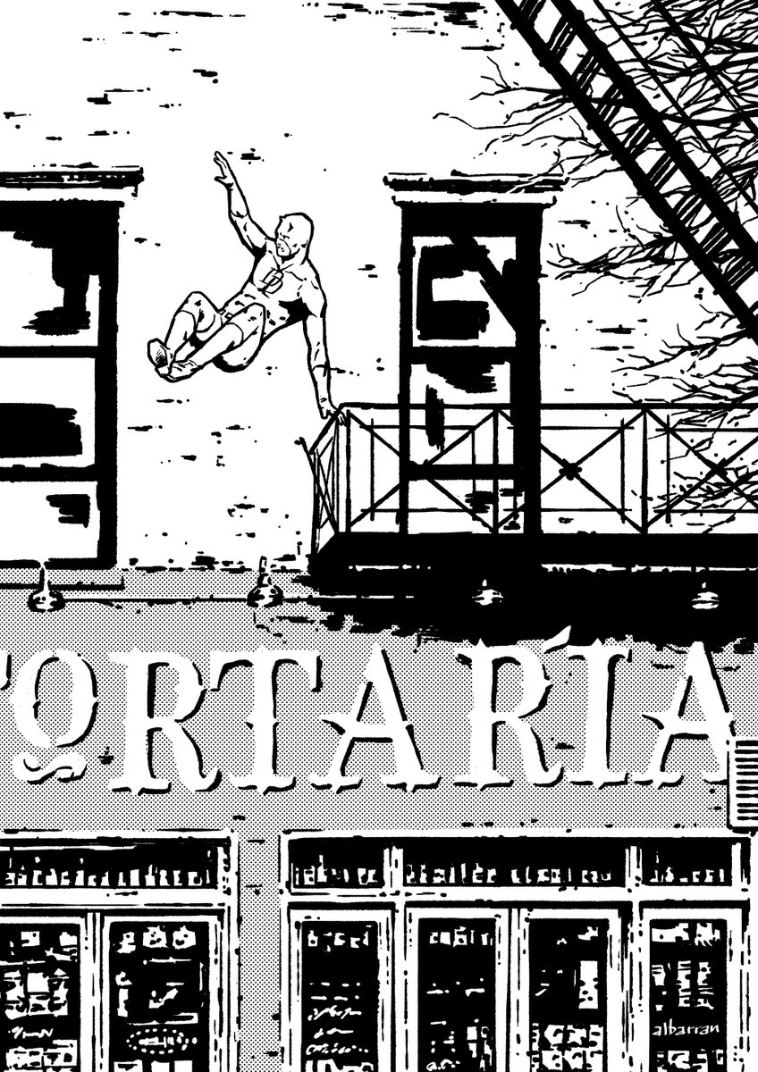 Daredevil piece, B&amp;W version 😈 
