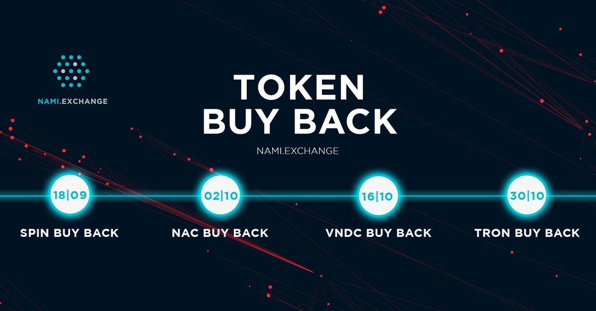 NamiExchange's tweet photo. [NOTICE]

1) Unlock 30% #SPIN #TPO phase 3 👉Check your SPIN balance https://t.co/hsaPfdkblW

2) SPIN #BuyBack on Sep 18, 2019
- Token Buy Back Calendar 
- Join #SPINBuyBack to double income👉 https://t.co/HzWYdpqpFv

📌 Subscribe Nami Channel: https://t.co/moMICExFl0

$BTC $ETH https://t.co/AoOFSmWaJ8