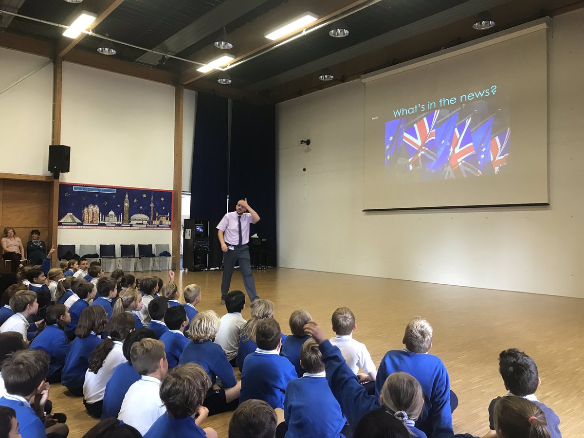 BSNJSV's tweet photo. The next #JSVBigQuestion is “What’s in the news?” The #JSVAssembly shows that our students know what is going on. https://t.co/ttXYFXYkuR