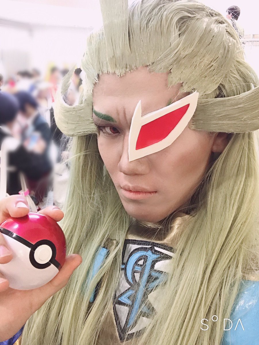 夏灯 Pa Twitter ポケモンbw併せでゲーチスのコスプレしてたよ 富山こすぷれフェスタ