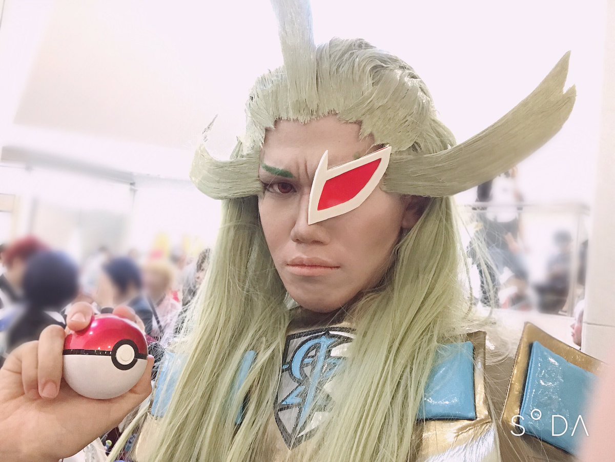 夏灯 ポケモンbw併せでゲーチスのコスプレしてたよ 富山こすぷれフェスタ