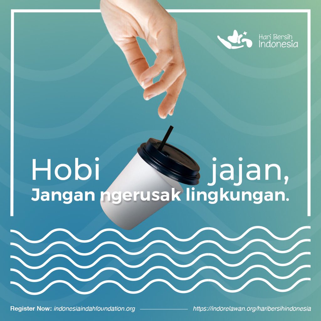 Siapa sih yang nggak suka jajan? Apalagi sekarang ada ojol yang bikin jajan makin gampang! Tapi ya, sekali order makanan tuh = kantong plastik, bungkus makanan plastik lain, alat makan plastik, dan sedotan plastik.

Mulai kurangin pelan-pelan, kali ya?

#HariBersihIndonesia
