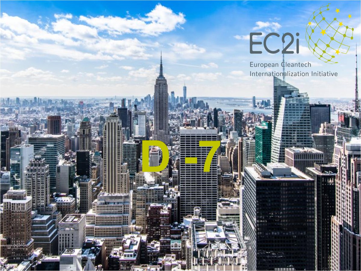 In one week our #european delegation will land in the US for 5 days of #business in the #cleantech and #SmartCity sectors ! Want to meet us ? Here : bit.ly/2m68M4m

@TENERRDIS <a href="/SBHub/">Sust Business Hub</a> <a href="/CLEANcluster/">CLEAN</a> @greentechstyria @ReWallonia <a href="/ICN_Secretariat/">ICN Secretariat</a> <a href="/Clusters_EU/">European Cluster Collaboration Platform (ECCP)</a> <a href="/SmartCity_Tech/">SmartCityTech</a>