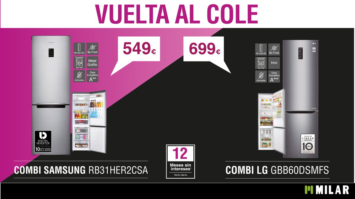 MILARULTRARADIO's tweet photo. Buenos días 
Gran día para renovar el frigorífico de casa , la placa o el horno, ven a vernos y te asesoramos
Saludos https://t.co/kJuA9H33my