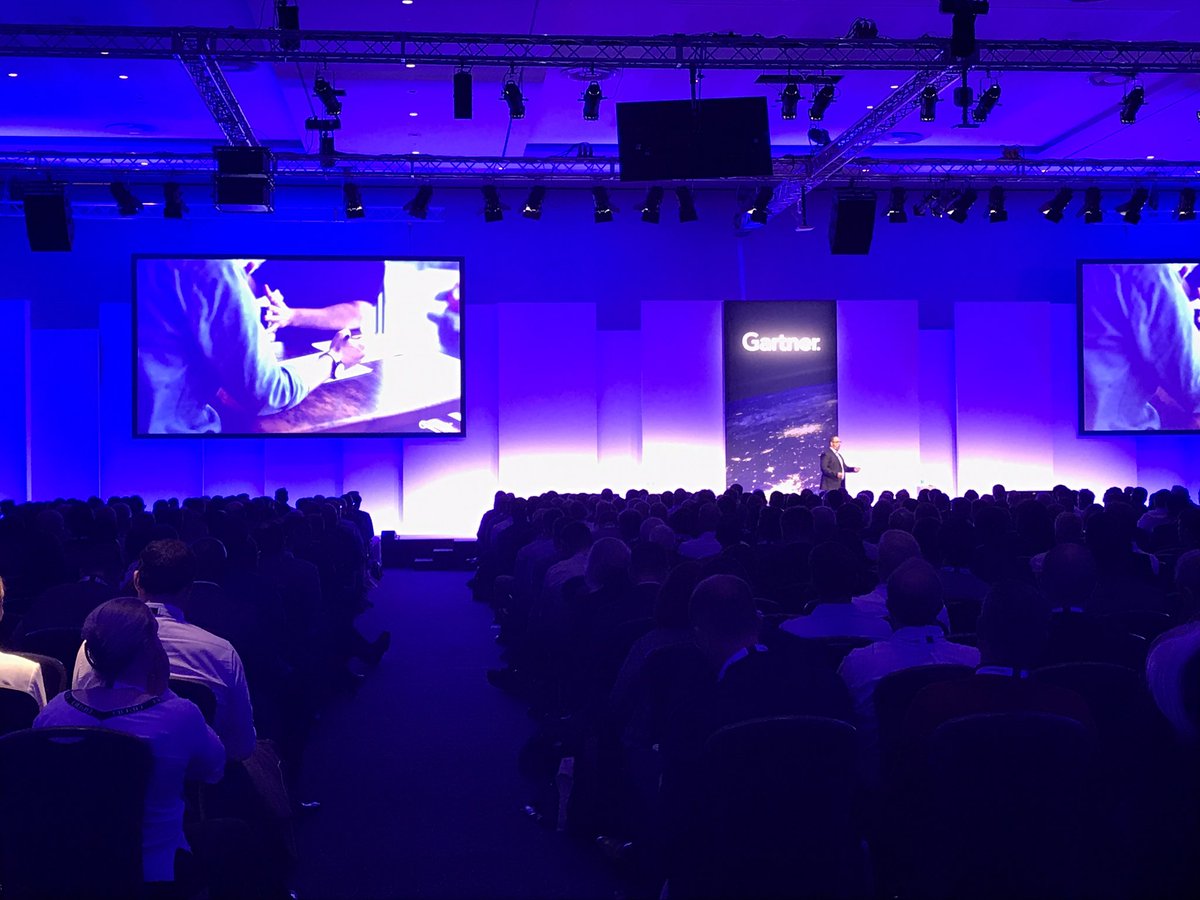 TechquilaLime's tweet photo. Full house for the opening keynote at the @gartner Security and Risk Management Summit. #cybersecurity #deceptiontechnology https://t.co/D2L2QfLzqc