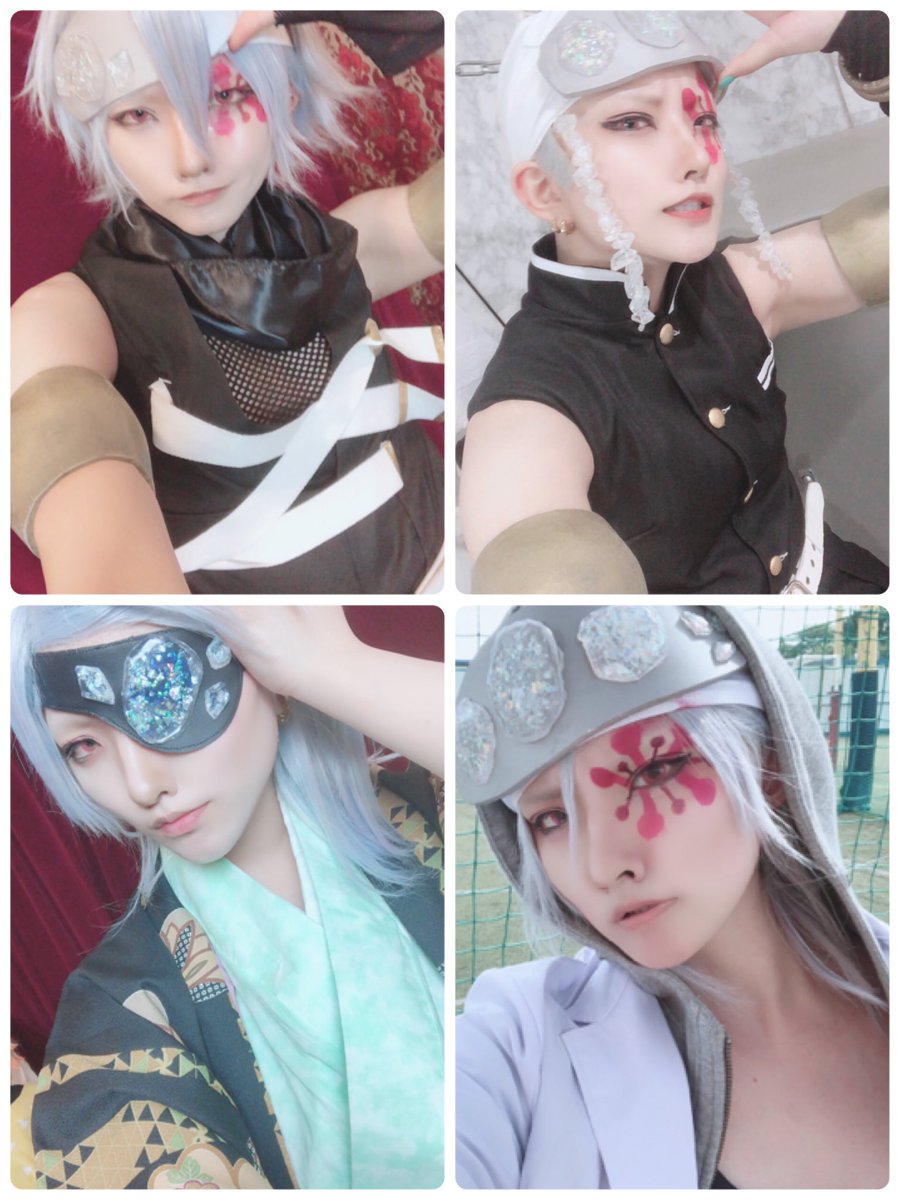コスプレ 鬼滅の刃 宇髄天元 引退後　原作カラー　コスプレ衣装一式 鬼滅の刃 宇髄天元 引退後 コスプレ衣装«※コメント必須»
