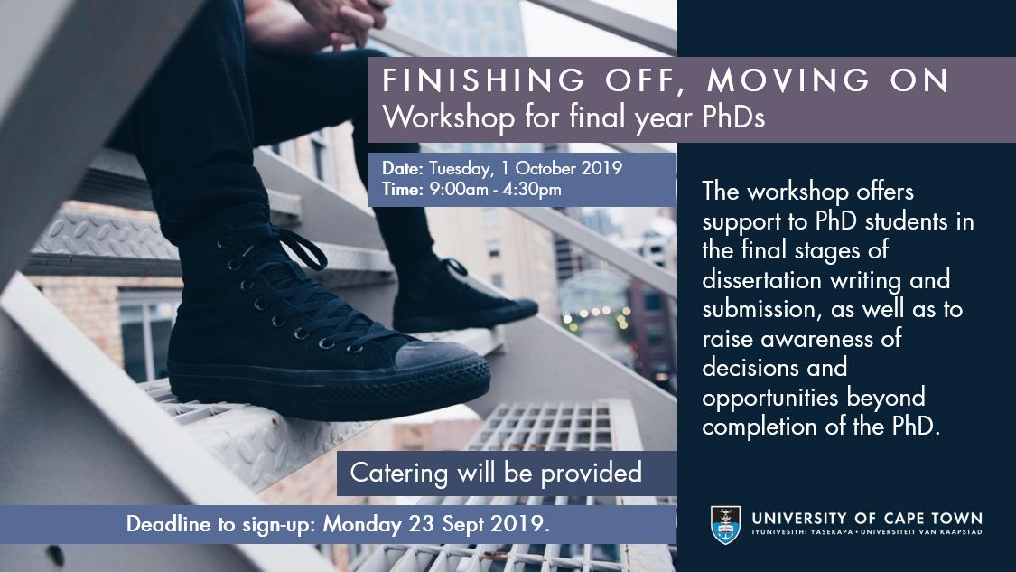 UCT Postgrad Studies (@uctpostgrads) on Twitter photo 1 week left to sign-up! Are you aiming to complete your PhD <a href="/UCT_news/">UCT</a> this year? If so, here's a workshop aimed at supporting you to get to the finish line: bit.ly/FOMOwkshp <a href="/spscounciluct/">UCT Science PG's</a> <a href="/PG_HSC/">Postgraduate HSC</a> <a href="/UCT_PGHSSC/">PGHSSC</a> <a href="/pgcscuct/">PG Commerce Students’ Council</a> 1 week left to sign-up! Are you aiming to complete your PhD <a href="/UCT_news/">UCT</a> this year? If so, here's a workshop aimed at supporting you to get to the finish line: bit.ly/FOMOwkshp <a href="/spscounciluct/">UCT Science PG's</a> <a href="/PG_HSC/">Postgraduate HSC</a> <a href="/UCT_PGHSSC/">PGHSSC</a> <a href="/pgcscuct/">PG Commerce Students’ Council</a>