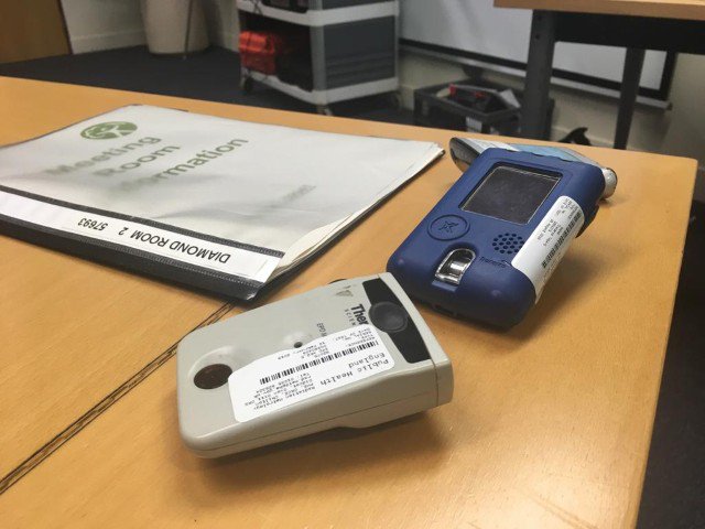 EMRegIndEA's tweet photo. These are EPDs (otherwise known as Electronic Personal #Dosimeters) that we wear to keep us safe from radiation whilst #RegulatingIndustry. They monitor levels of Gamma and Beta #Radiation whilst we’re on site. #RadioactiveSubstancesRegulation https://t.co/vzk5vWoQ9m