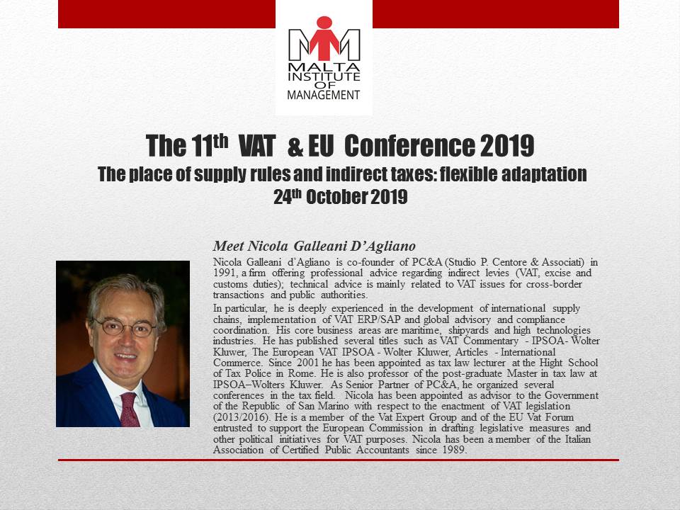 InstituteMalta's tweet photo. @InstituteMalta 
#mim #malta #institute #management #conference #VAT https://t.co/SG4jGieZQ3