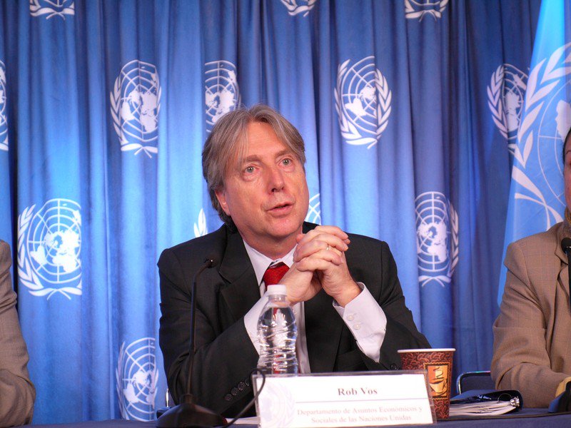 36) Rob Vos (Department of Economic and Social Affairs) said in a report from the World Economic & Social Survey that, "...it is time to look for other ways to find resources to finance development needs and address growing global challenges, such as combating climate change."