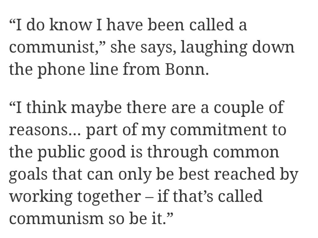 42) One last word from Figueres on Communism.