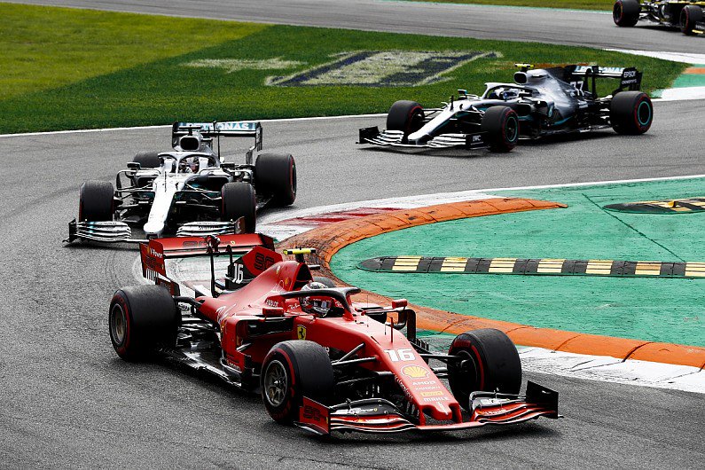 AutoXTC's tweet photo. Leclerc: Vettel spin helped Mercedes play strategic Monza F1 "game" https://t.co/rnXc1TRcJ8 #F1 #Formula1 https://t.co/PFlPtF4dJK