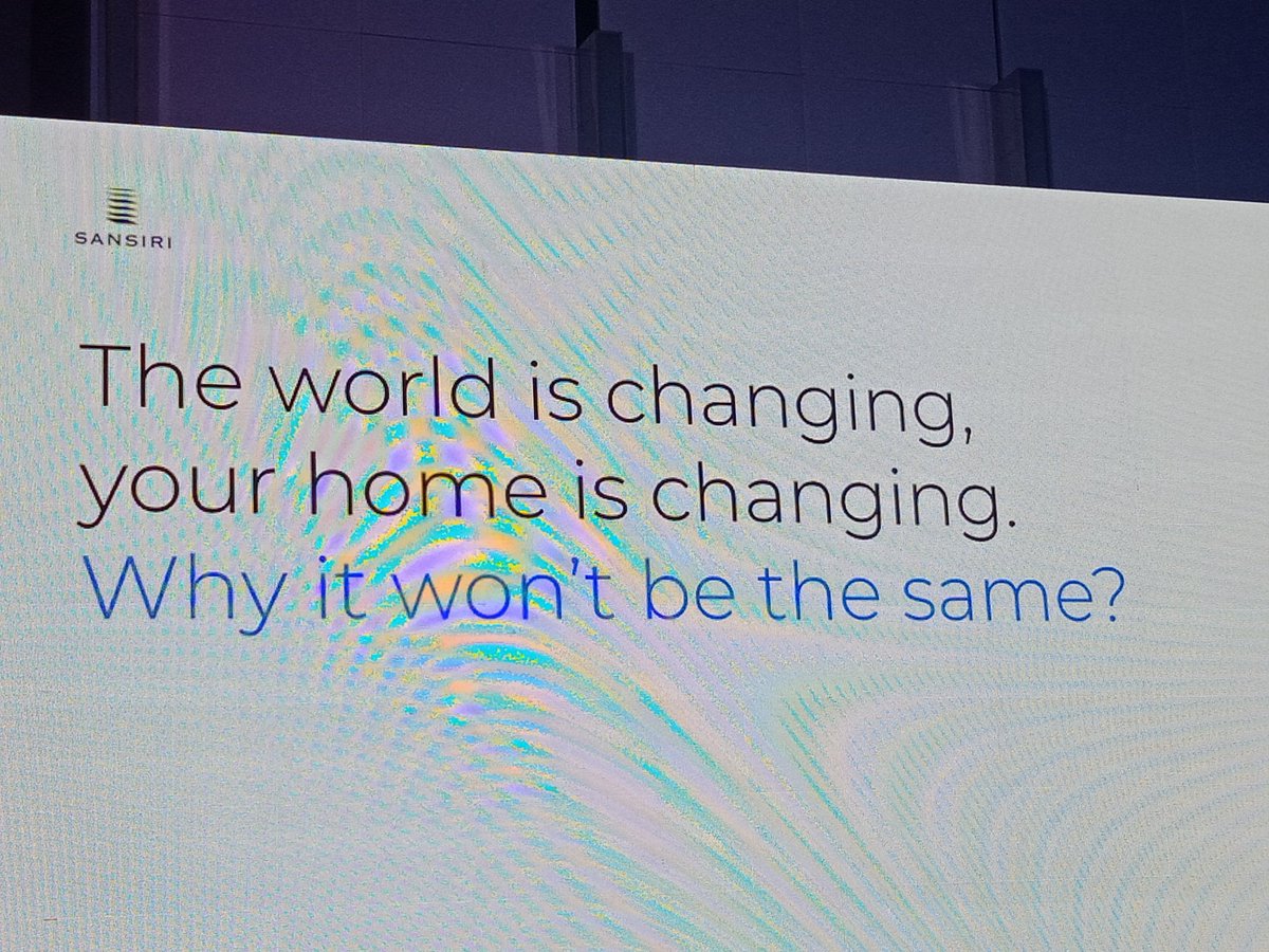 somcity's tweet photo. This! @SansiriPLC #Urbanization #SmartHome #IOT #BlognoneTomorrow #SoMCity #SoMATech #AI 😎👌 https://t.co/7Urn9FJKAP