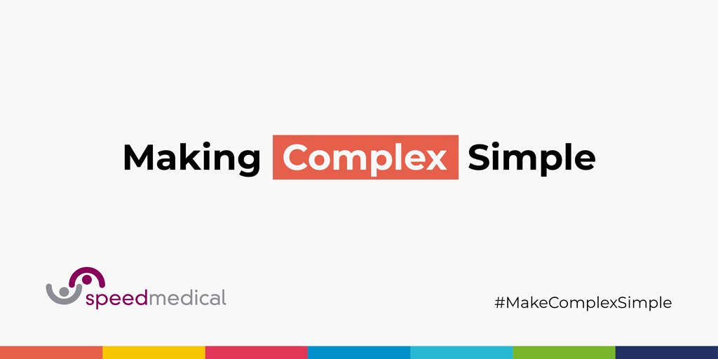 SpeedMed's tweet image. We make dealing with complex cases simple for you. 

Check out how here: ow.ly/DMAU50w2b91

#MakingComplexSimple #ComplexCase