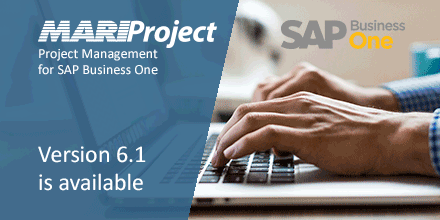 MARINGOcomputer's tweet photo. #MARIProject for #SAPBusinessOne: Version 6.1 has been released. Learn more: https://t.co/D0wjbm6urQ https://t.co/l4K4nS0ZHp