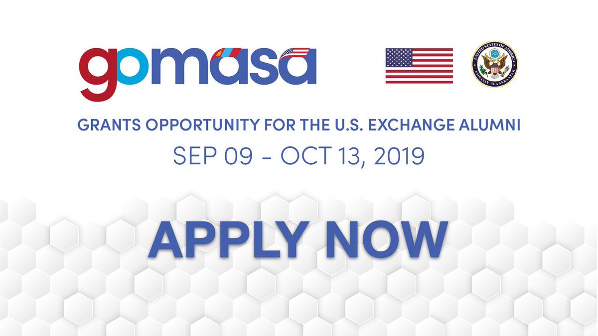 MASAorgmn's tweet photo. GO-MASA: GRANTS OPPORTUNITY FOR U.S. EXCHANGE ALUMNI

Do you have an amazing project idea in mind but need funding to get it off the ground?

MASA is excited to call for application.

More info - pls visit MASA's website (https://t.co/8mDZyYrLlY) https://t.co/nHQzXM5bG3