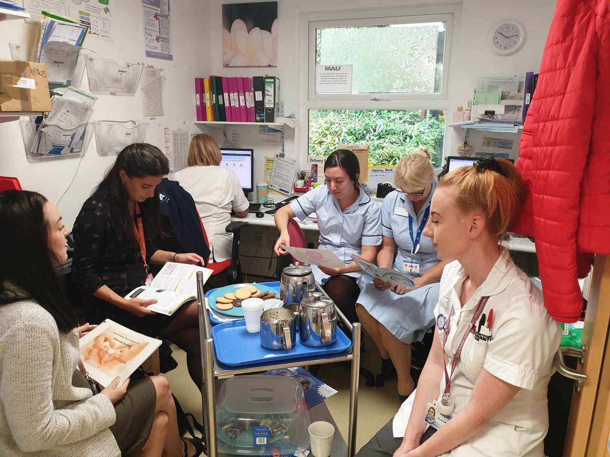 Lornaepg's tweet photo. Tea trolley teaching in MAU #cqcready #becomingthebest #celebratingsuccess https://t.co/1bvDkqHZ2o
