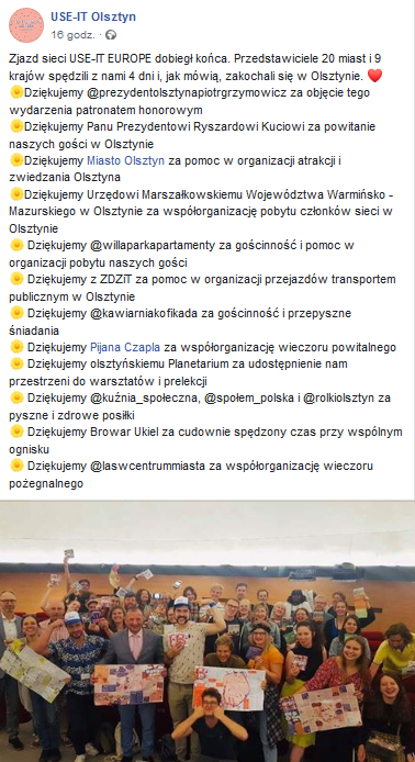 DwmWarmia's tweet photo. USE-IT Olsztyn to projekt darmowej mapy przygotowanej przez młodych Olsztynian. Podobne mapy🗺️zostały już wydane w prawie 40 miastach #Europa 👏

Tegoroczny międzynarodowy zjazd z pewnością powiększył grono miłośników #WarmiaMazury❤️

#UseItEurope #UseItMaps #VisitOlsztyn https://t.co/wcbfrWqcTz