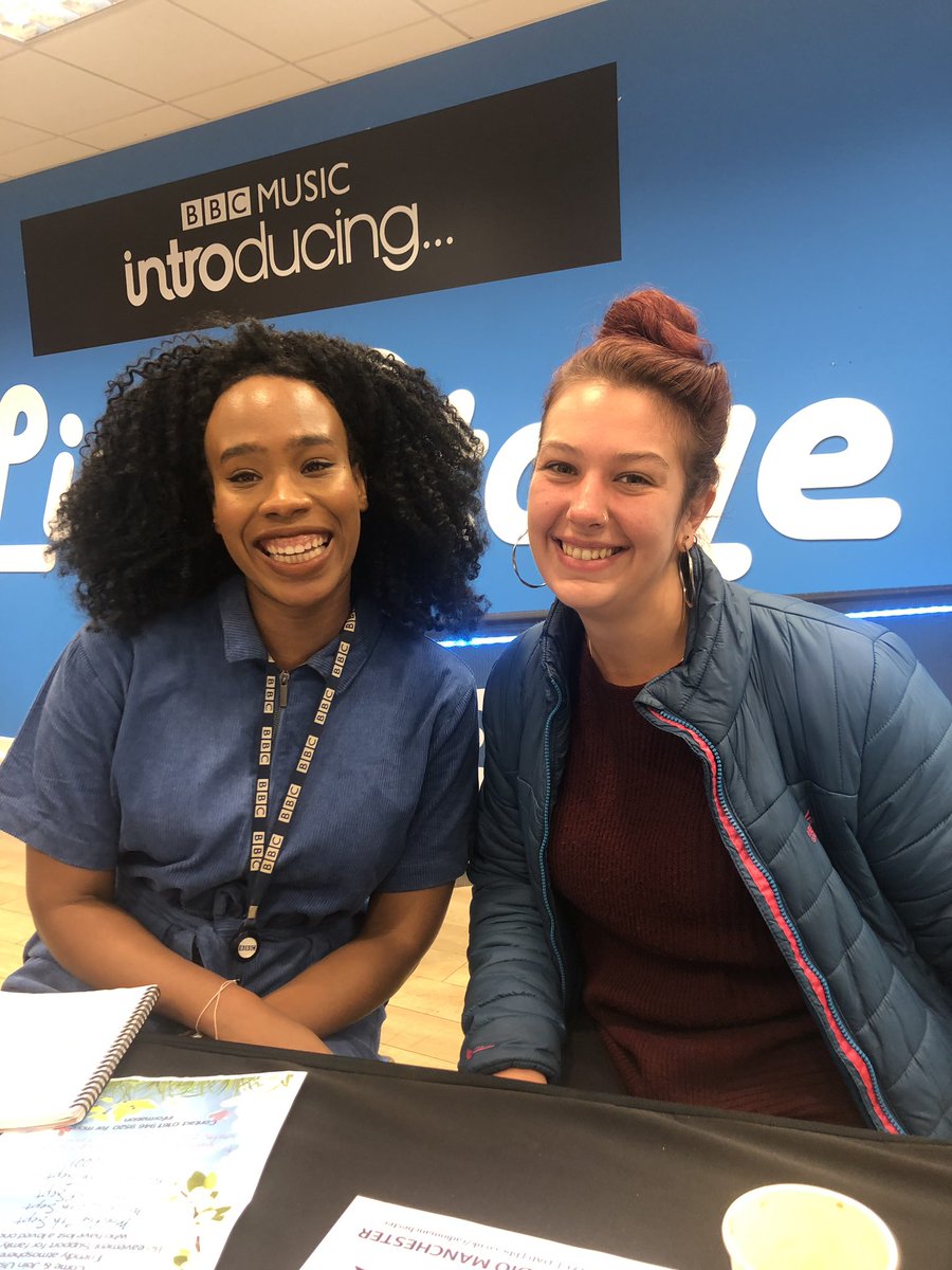 VikkiTeri's tweet photo. With Gaynor Jackson talking to @BBCRadioManc and @LOreal_B about Gaynor’s brand new group starting today at Benchill Community Centre #ForHappyDays #ForGreatStuff #RealBenchill @RealBenchill @4EVERManchester https://t.co/fCYL26M97o