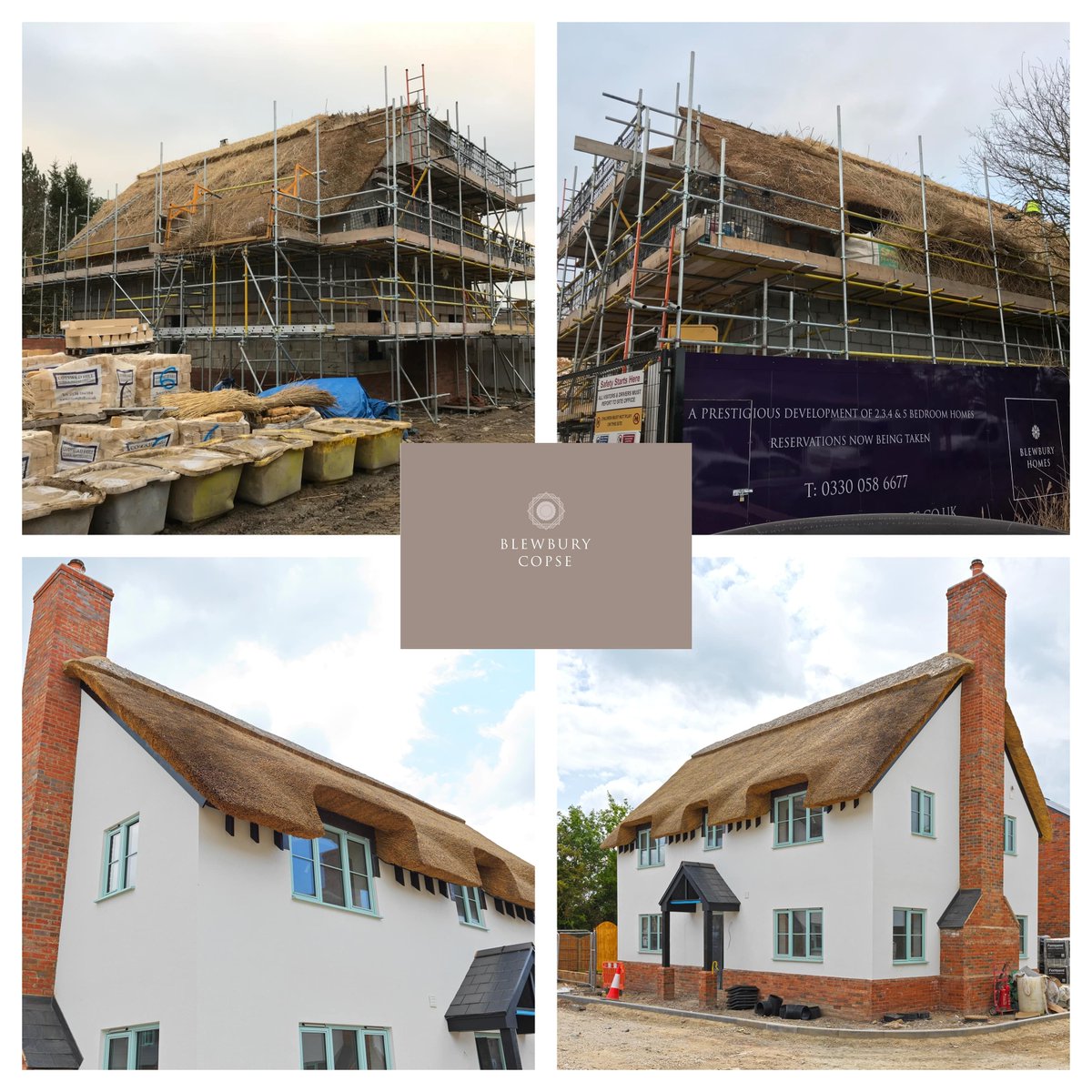 There's no denying that a thatched roof adds character to a #property &amp; with proper maintenance can last for decades.  If you would like to find out more about the beautiful thatched cottages at Blewbury Copse do get in touch! ow.ly/ixCw50vWtEy #thatch #roofs #blewburycopse