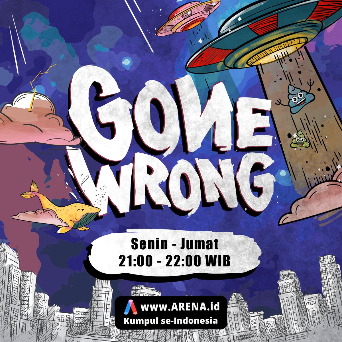 ArenaIdn's tweet photo. Buat kalian para penggemar E-Sports, yuk saksikan acara Ya Ampun Gaming (YAG) setiap hari jam 21.00 – 23.00. Saksikan YAG sekarang hanya di https://t.co/zS4mvxrGU9.
.
#esports #esportslife #esportsdaily #esportleague #esportlive #esportsteam #esportid #esportgaming #game #gamers https://t.co/5bPGwbU0Oe