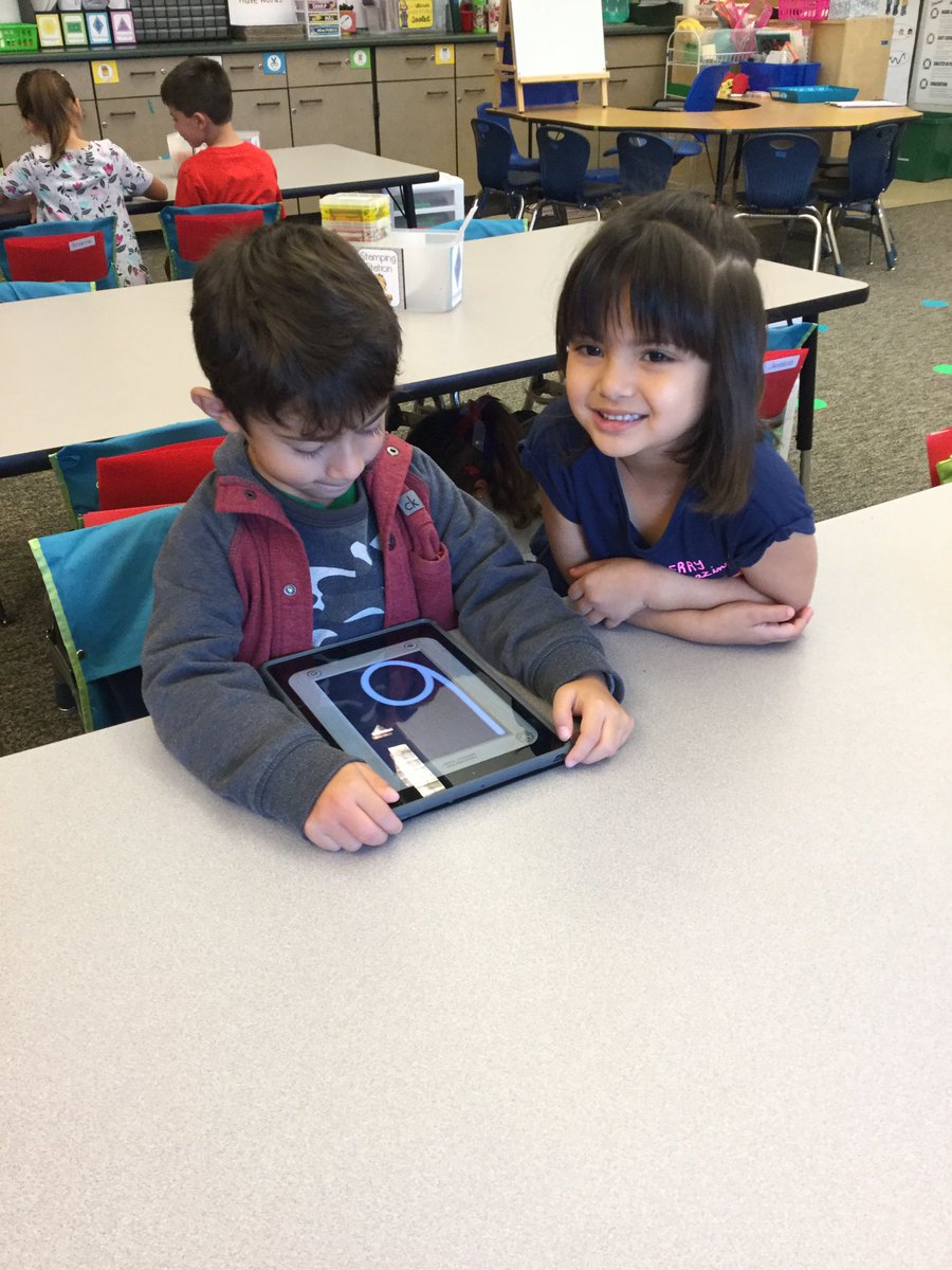 Learning how to use our classroom iPads! A great opportunity to share and take turns. #weareSL