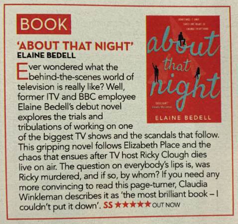 Thank you <a href="/OK_Magazine/">OK! Magazine</a> for this wonderful ⭐️⭐️⭐️⭐️⭐️ review of #aboutthatnight