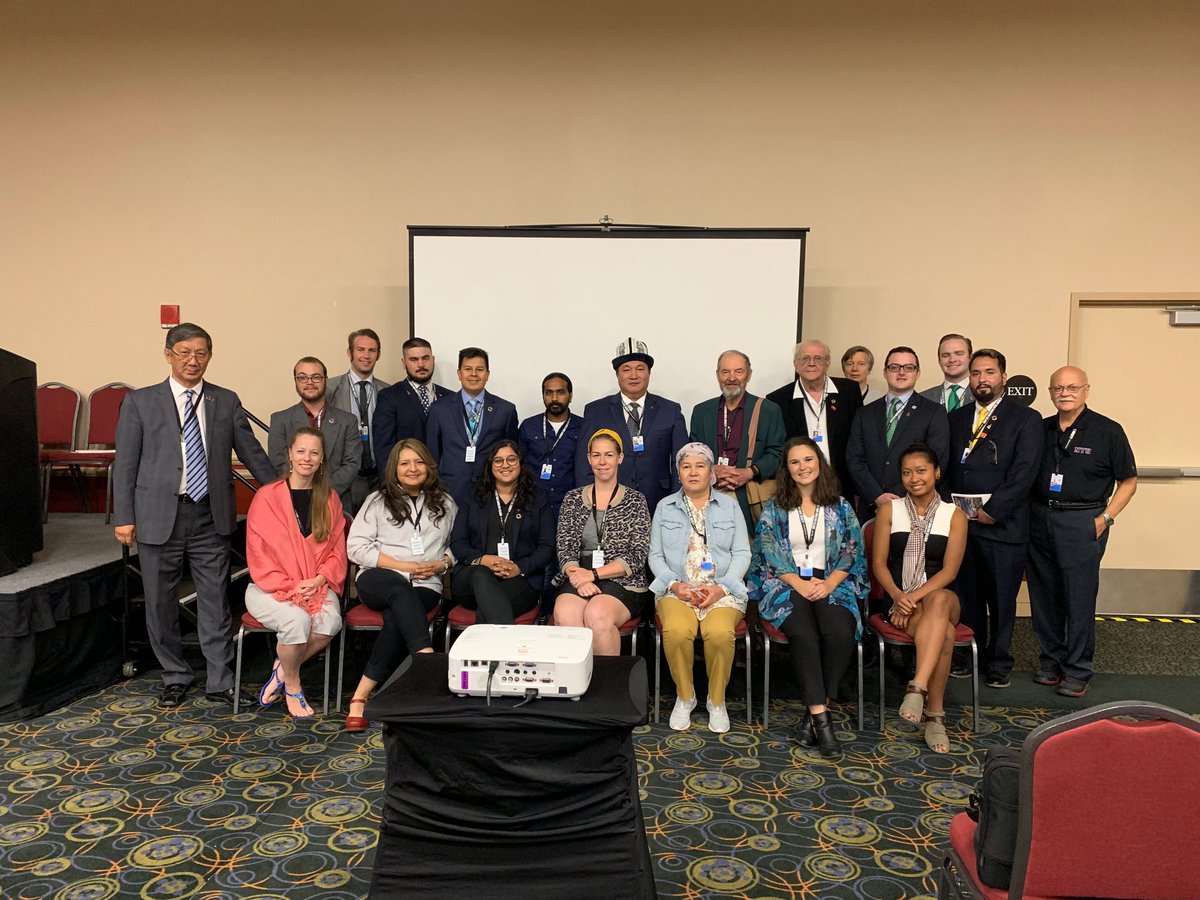 UtahIMF's tweet photo. @UtahIMF Advocated for Mountain Targets at the 68th UN Civil Society Conference (#UNCSC)
#MountainsMatter #StudentEngagedLearning #UIMF
https://t.co/invBX2e04p https://t.co/rYcjDZDnyM