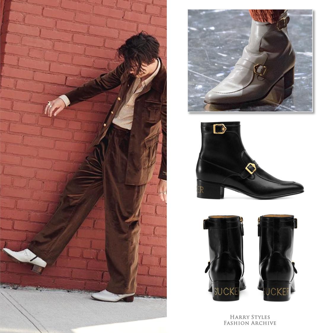 harry styles gucci boots