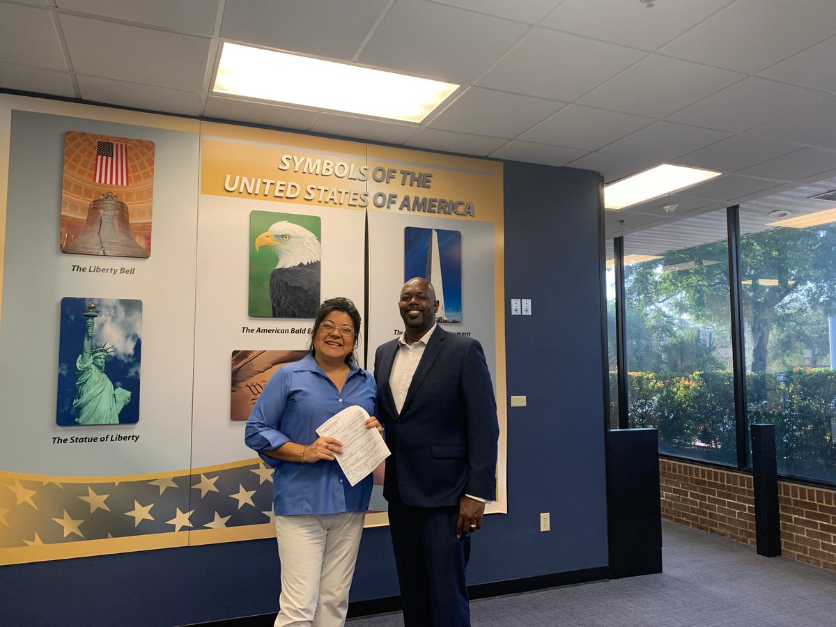 It's official! I am now in the race for Orange County Commissioner, District 3. I can't wait to start knocking on doors! #Uribe2020