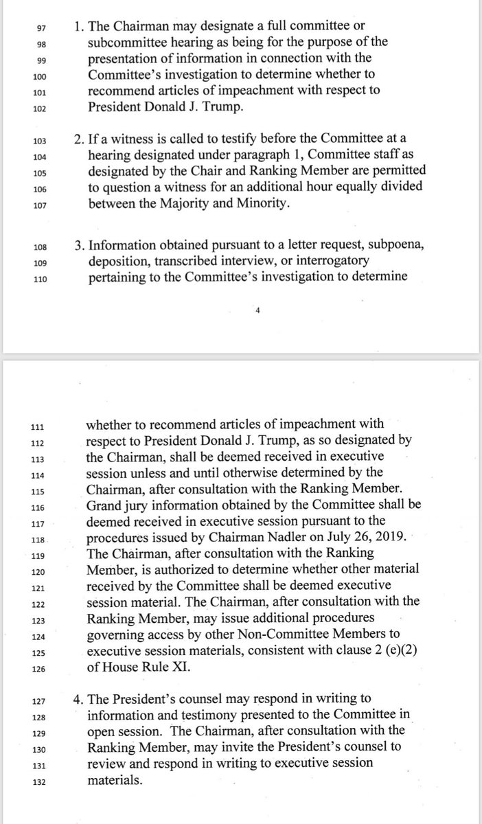 mkraju's tweet photo. Here’s what House Judiciary will be voting in connection with its procedures on impeachment probe. Details reported here on Friday. https://t.co/6a3RRlN7Qx The committee vote will now be Thursday, not Wednesday. https://t.co/7EPbYKR4sR
