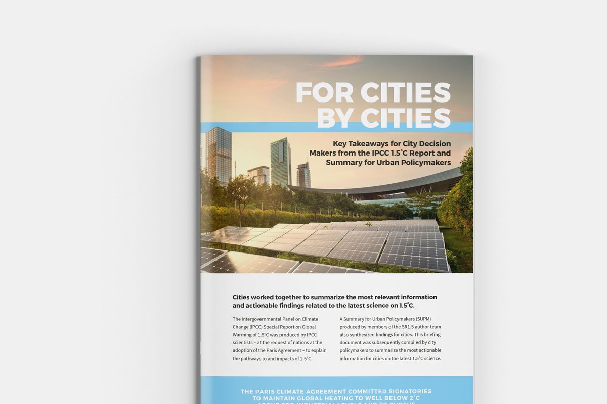 📝🌇 "For Cities, By Cities" is a new report on exactly what must be done by city leaders to keep global heating below 1.5ºC.

Check out this blog post from New York City &amp; Buenos Aires  to learn more! ✍️ c40.org/blog_posts/for… <a href="/NYClimate/">NYClimate</a> #Cities4Climate