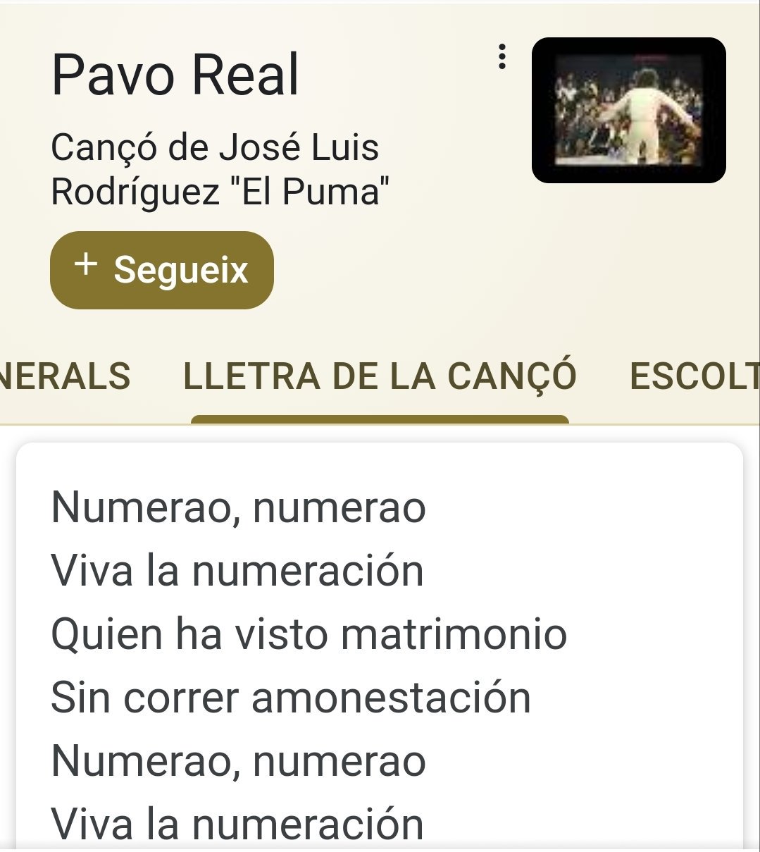 Amasar Viaje guión Quico Sallés on Twitter: "No us ho creureu però aquestes hores estic  cantant “El pavo real”, d'en José Luis Rodríguez El Puma #Boomerang  #tremolaA2" / Twitter