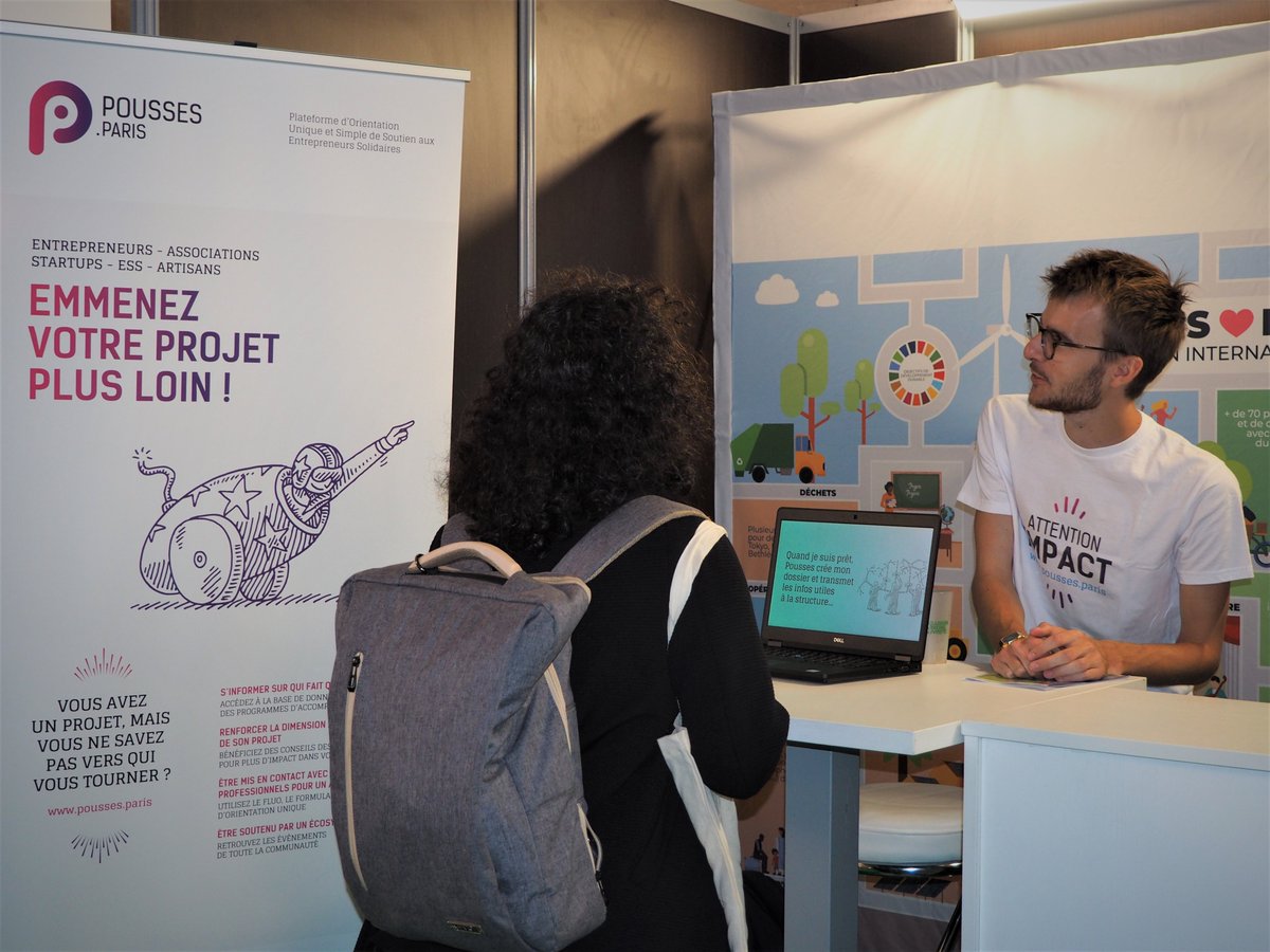 pousses_fr's tweet photo. Notre équipe était au Forum @ConvergencesORG pour présenter la plateforme aux différents acteurs de l'#ESS avec la Ville de @Paris💻

Merci à tous pour ces échanges enrichissants et à bientôt sur https://t.co/LuwUBKy8Z8 😉 https://t.co/ia4s3BrXw3
