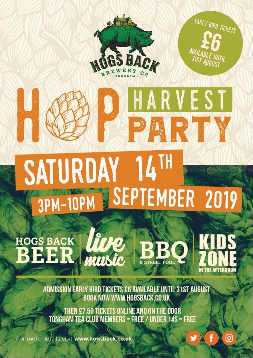 Live music, a BBQ and Hogs Back Beer! This is one party you won't want to miss! <a href="/HogsBackBrewery/">Hogs Back Brewery</a>