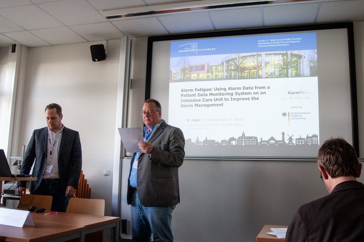 Med_Informatik's tweet photo. Marc Wilken: "We Need a Monitoring System to Establish a Monitoring System for Ill Intensive Care Units with the diagnosis #AlarmFatigue"
#AlarmManagement #AlarmRedux #MSCS #gmds2019
Full Paper: https://t.co/Okuj1sP3ov https://t.co/Rd1MjUOLic