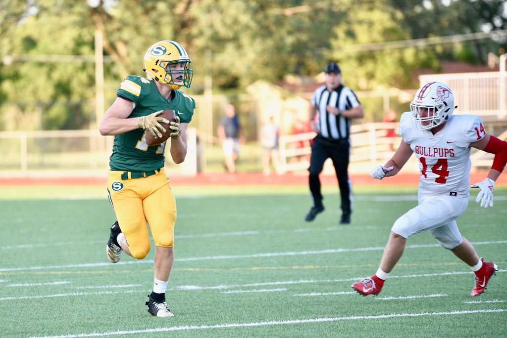 Ty Garrett’s magical career continues. <a href="/BajaGarrett/">Ty</a> hauled in 9 catches for 85-yards vs McPherson giving the senior 97-receptions in his career — the most in Salina South history. Garrett surpasses <a href="/jacobmarcotte5/">Marcotte</a> on the Cougar’s all-time list.