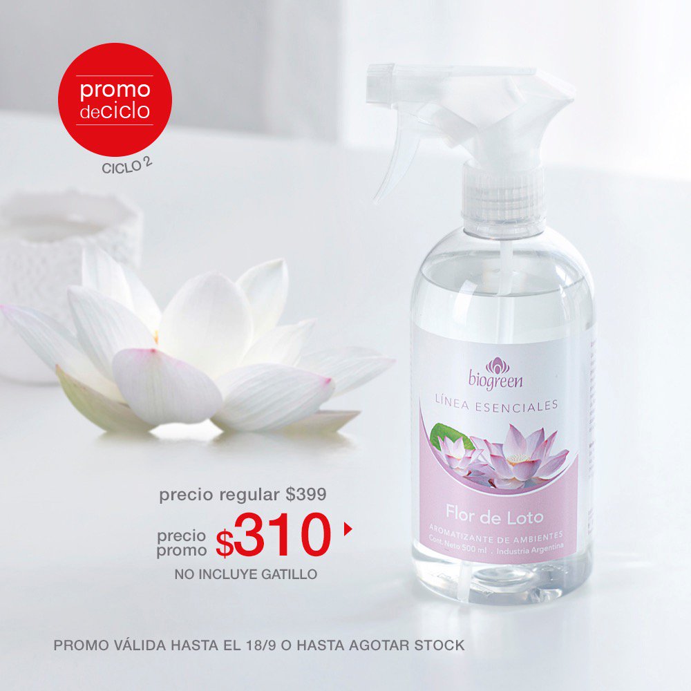 BiogreenL's tweet image. AROMATIZANTES DE AMBIENTES LINEA ESENCIAL

-Envase de 500ml cuesta $399

-Envase de 200ml cuesta $229

-PROMO- Flor de Loto de 500ml cuesta $310