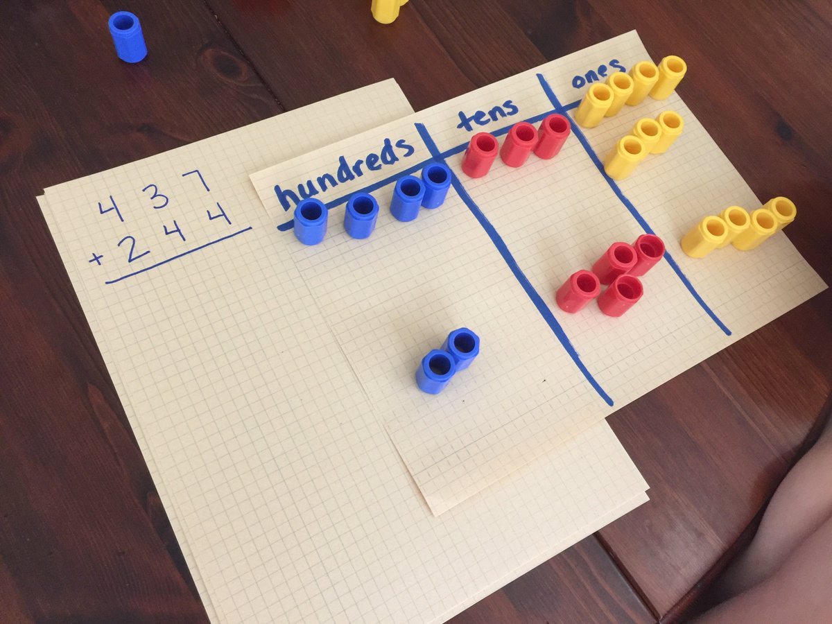 duanehabecker's tweet photo. Using #numicon to show the meaning of addition and the concept of exchanging ten ones for one ten. #CRA is how we make math make sense. We do not need to subject our students to endless worksheets of mindless problems.
#SwDMathChat https://t.co/T71DggqdgE