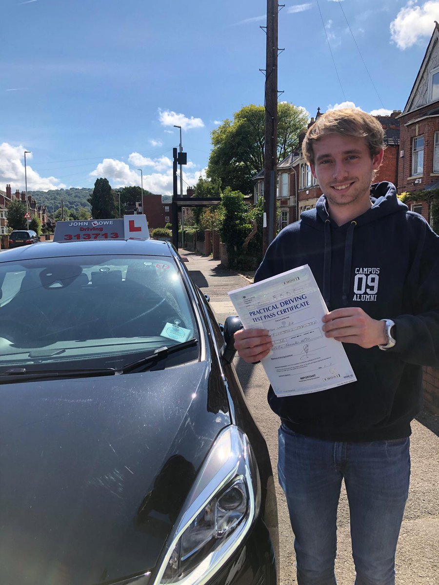 JohnLoweDriving's tweet photo. Congratulations to Matt Pier of Gloucester, who successfully passed his driving test on 2nd September 2019 at Gloucester Test Centre, with his driving instructor, Tom Lowe.

Matt put in a superb drive on the day, committing only two minor driving faults. https://t.co/5k0jwvJ9WF