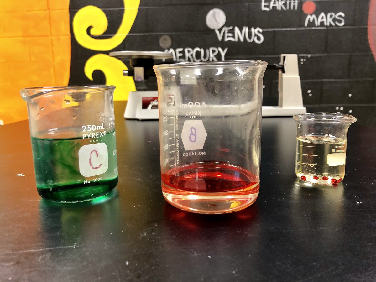 Mystery Density Lab!  What is the mystery substances?? #teambce <a href="/BearCreekElem/">Bear Creek</a>
