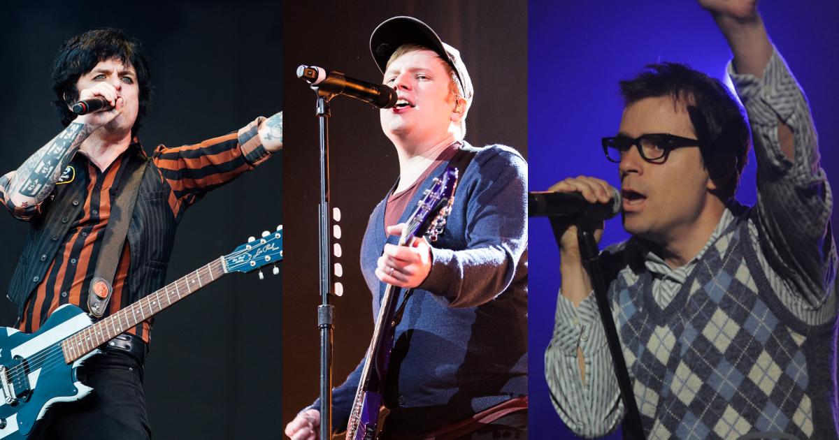 rocksound's tweet photo. It looks like Green Day, Fall Out Boy and Weezer are announcing a (Hella Mega) tour tomorrow https://t.co/XI9TDS08mr https://t.co/CoITNLXOHo