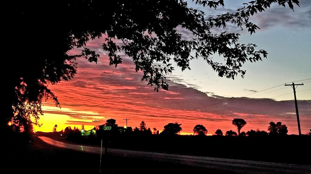 Beautiful sky this morning.