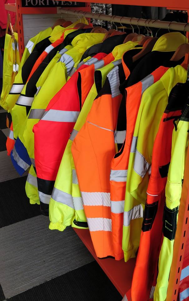 It may be getting darker outside - but your Work Wear could be brighter #workwear #embroidery #work #safety #beseenbesafe