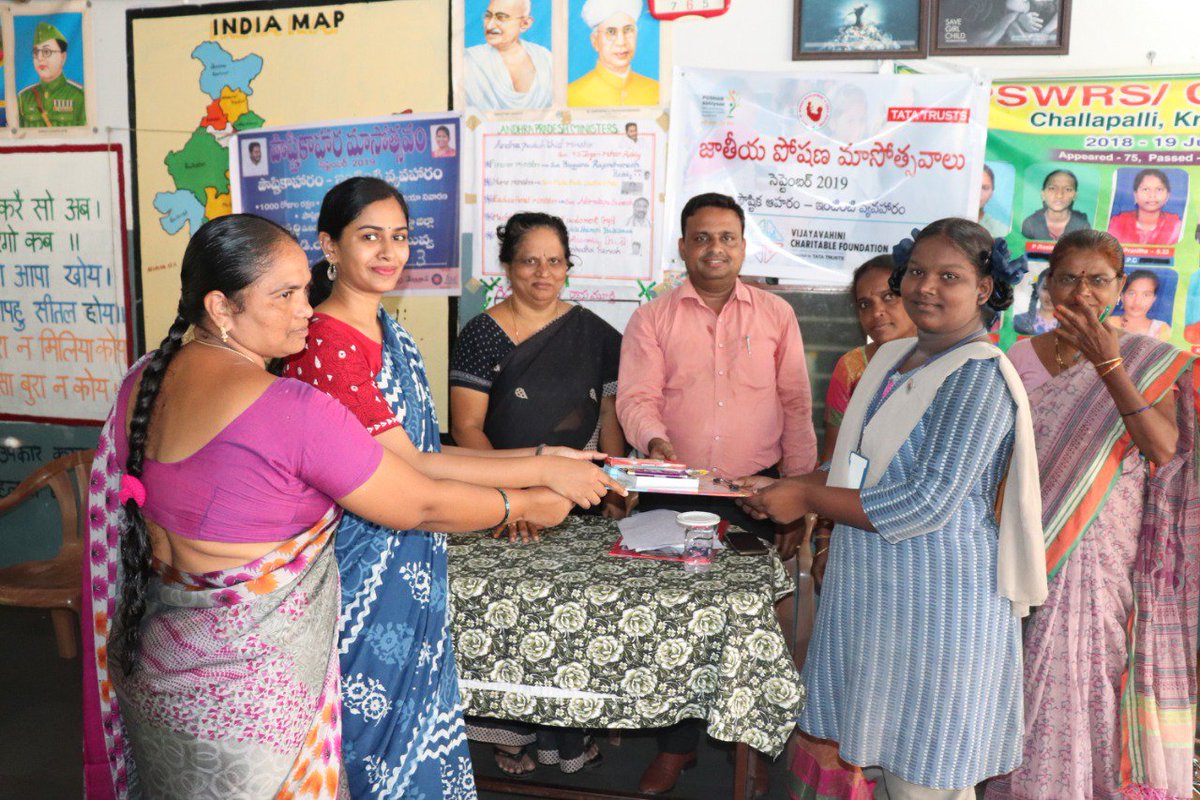 tini_tatatrusts's tweet photo. Community-based events like recipe demonstration, inauguration of anganwadi centers, teaching hand-washing techniques, etc. are taking place during #POSHANMaah in Andhra Pradesh.
@tatatrusts
#projectmakingithappen #poshanabhiyan #sahiposhandeshroshan https://t.co/byPW03Jwgb