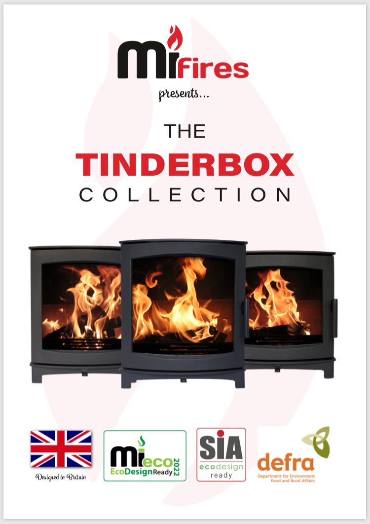 MIFlues_Jason's tweet image. Our new Tinderbox range of Ecodesign ready stoves are now in stock!  Available as a retailer ONLY dealership option.  With the winter fast approaching, get in touch if you fancy getting them on display in your shop! 🔥🔥 @MIFlues_Liners #tinderbox #mifire #ecodesign #miflues