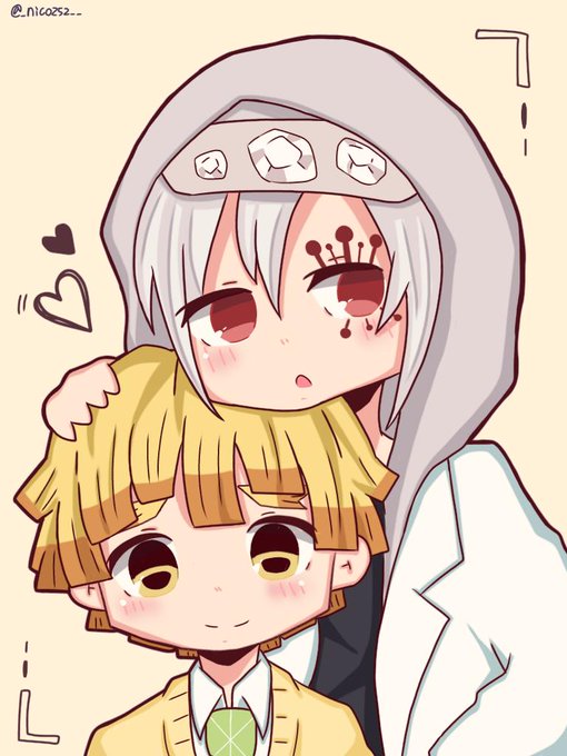 あまつか.りず。さんがTwitterに投稿した我妻善逸(鬼滅の刃)のイラスト。