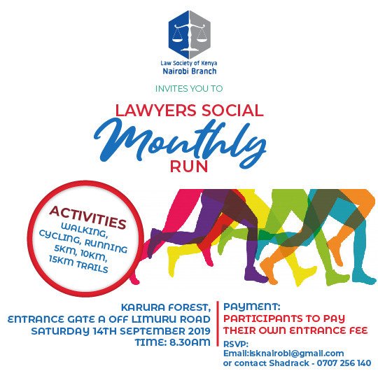 Let's get in shape before the holidays #lawyers #kenyaschooloflaw #lawsocietyofkenya