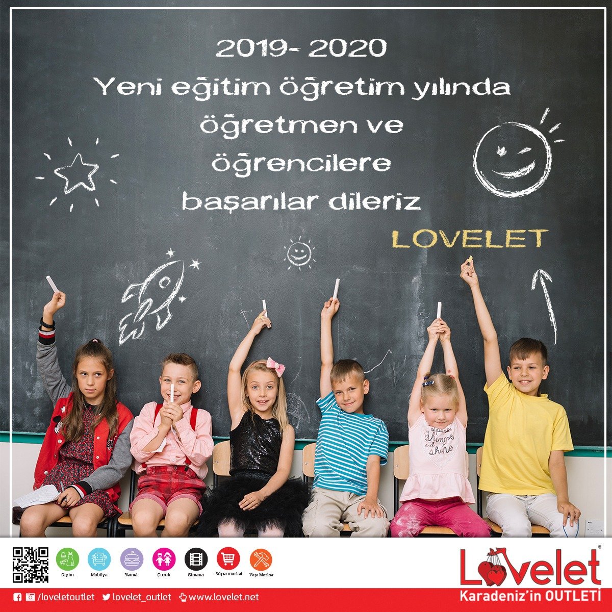 Lovelet_Outlet's tweet photo. Yeni eğitim öğretim yılında öğretmen ve öğrencilerimize başarılar dileriz. https://t.co/GXoDJJMApj