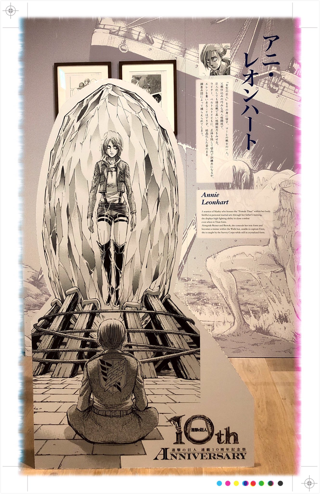寺里うむ 11 28一南 西1エ14a アニの描かれた絵の前に 結晶化したアニと対話するアルミン っていう配置に震えたりしてた T Co F7j2lhyagn Twitter
